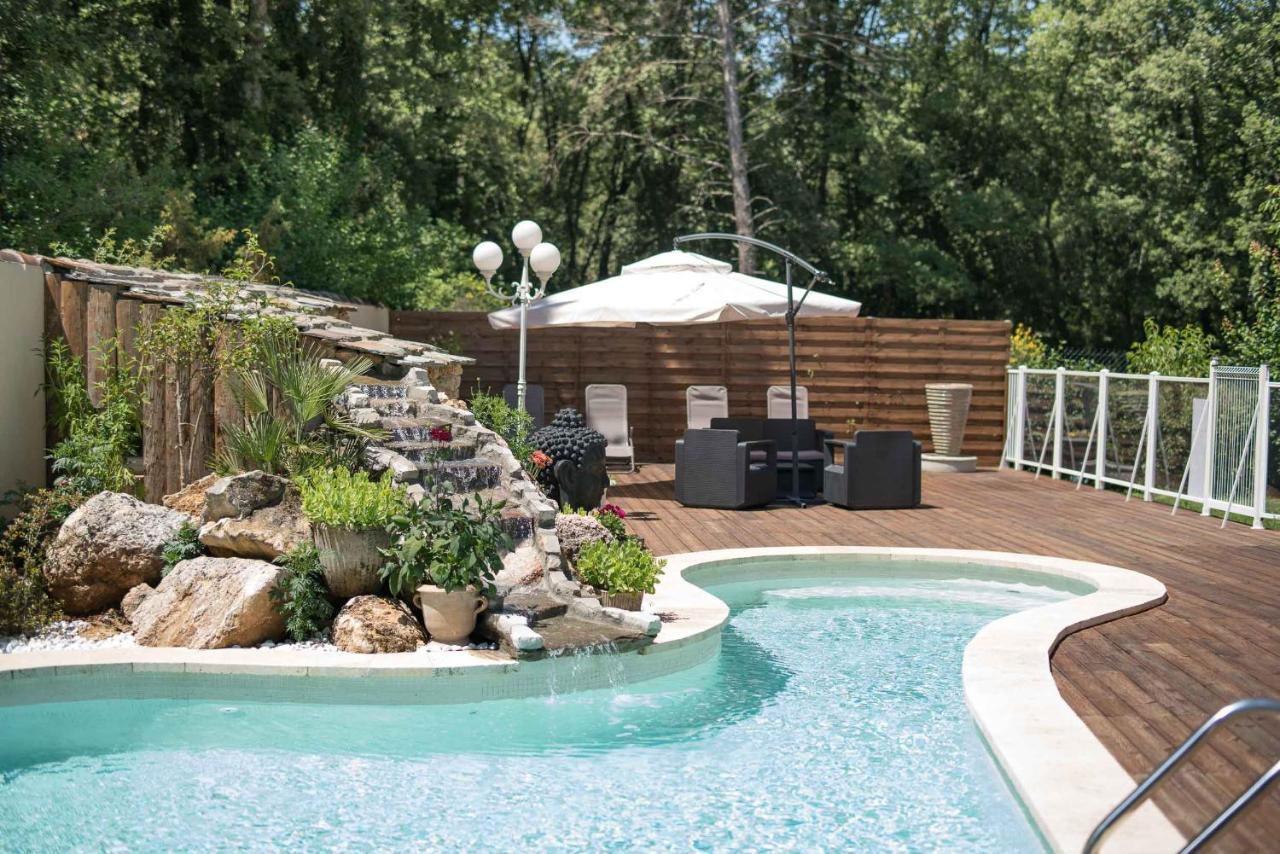 Ferienwohnung Mas Des Sentes Petit T1 Nans-les-Pins Exterior foto