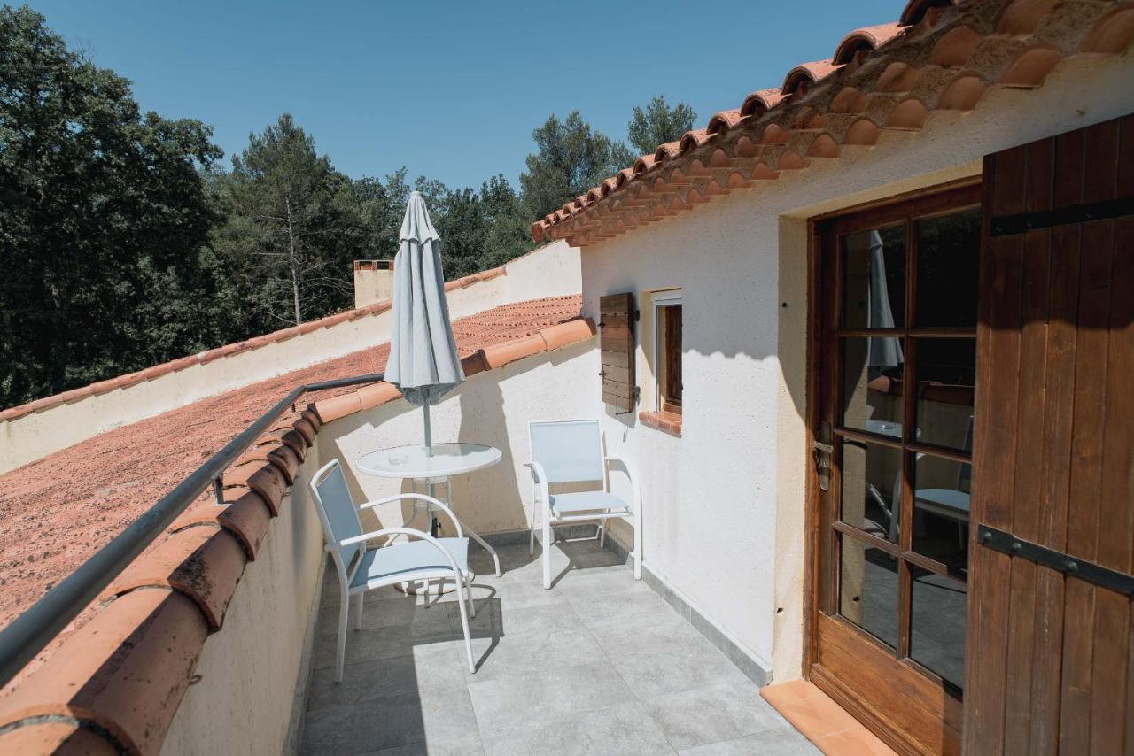 Ferienwohnung Mas Des Sentes Petit T1 Nans-les-Pins Exterior foto